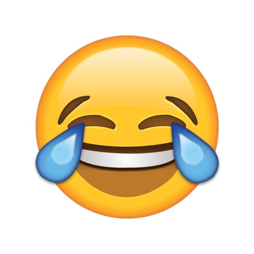 Tranen van het lachen